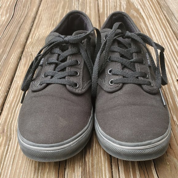 Vans Authentic Black Canvas Sneaker 7.5 - Picture 1 of 6